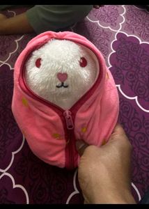 Adorable Strawberry Bunny Plush Toy
