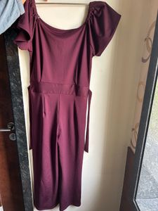 off shoulder jumpsuit