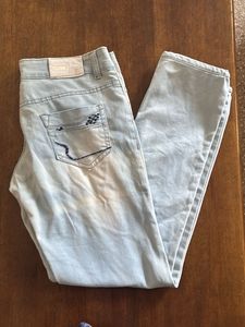 Newport Embroidered Light Blue Jeans 👖
