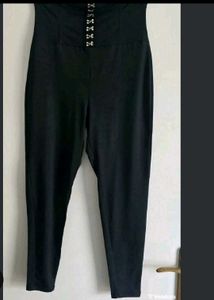 High Waisted Black Trouser