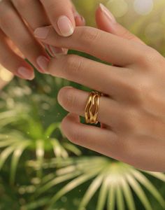 Gold Stacking Ring