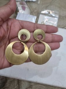 Gold Tone Hoop Earrings