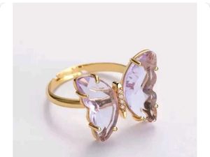 Butterfly Crystal Ring