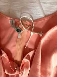 Satin Cowl Neck Mini Dress