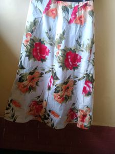 Floral Long Skirt
