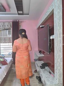 Peach Embellished 3 Pcs Kurta Set With Free Gift