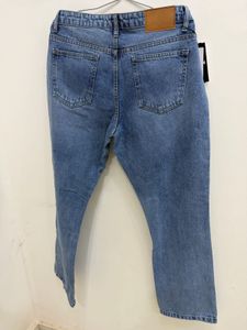 Shein Blue Distressed Denim Jeans