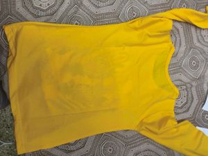 Cute Yellow Zebra Long Sleeve T-Shirt 8-9 years