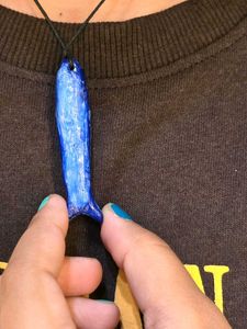 Blue Fish Pendant Necklace