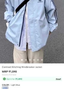 Sporting Club Light Blue Jacket