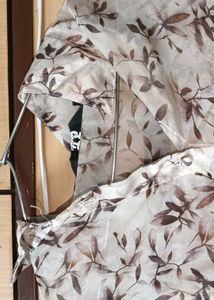 Sheer Floral Print Blouse🍂