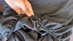 Black Queen Size Bedsheet Set