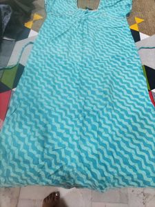 Blue Patterned Nightdress