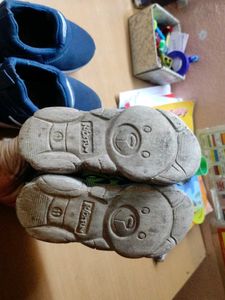 Kids Blue Slip-On Sneakers