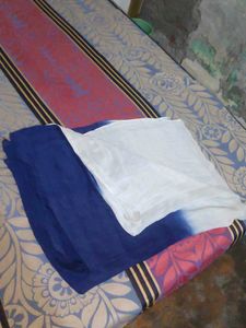 Blue and White Ombre Dupatta