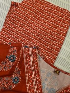Designer Red Ethnic Kurta Set
