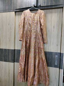 Elegant Silk Ethnic Gown