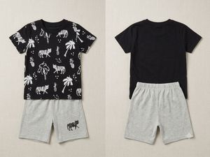Kids Tiger Print T-Shirt & Shorts Set