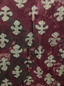 Maroon Printed short Kurta/short Top