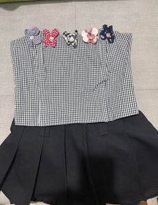 Chic Gingham Corset Top
