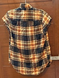 Men's Plaid Flannel Shirt - Short Sleeve