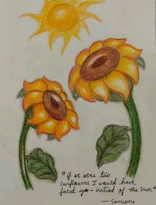 Original Sunflower Art