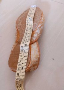 Floral Ethnic Mojari Shoes 20 cm One Time Used