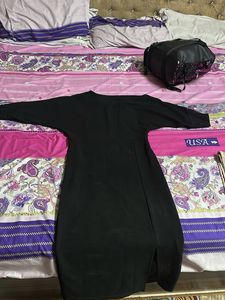 Classic Black Midi Dress