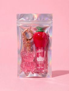 Kawaii Strawberry Lip Oil Gift Set