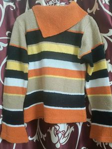 Knit Sweater Top Stylish &amp; Multicolored