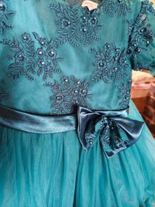 Sparkling Teal Party Dress