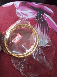 Golden Bangles (Set of 2pc )