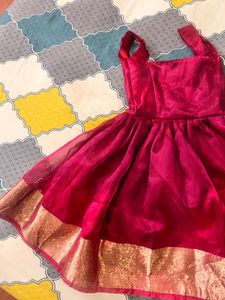 Red &amp; Gold women Dress