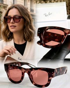 Ray-Ban Sunglasses Tortoiseshell Blue Accents SUNG