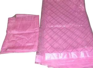 Pink Net saree