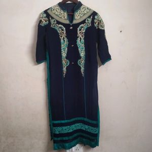 Embroidered Georgette Kurta