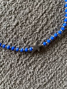 Brand new ocean-inspired blue beaded necklace 💙