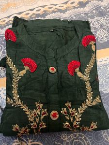 Green Heavy Kurta