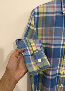 Men's Plaid Button-Down Shirt