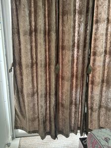 Combo of 3- Full Size Elegant Brownish Curtains