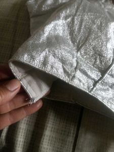 Stunning Silver Blouse