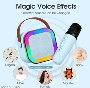 Portable Karaoke Speaker with Wireless Mic 💫
