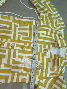 Yellow Geometric Print Co-ord Set
