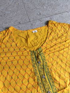 Sunny Yellow Kurti