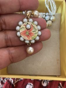 pearl Beaded Necklace Set