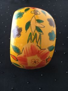 Price drop!!  Two handpainted wooden bangles