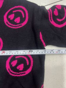 Smiley Face Knit Sweater