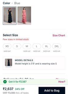 Black Ruffled Maxi Dress