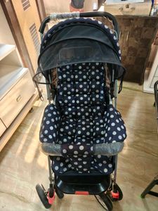 Cute Polka Dot Baby Stroller (like new)