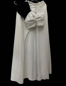 Designer  off white two piece  set